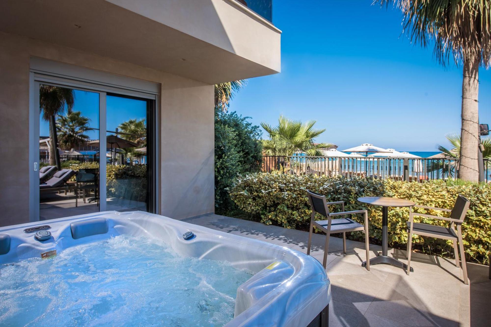 Riviera Boutique Hotel Stalida Exterior foto